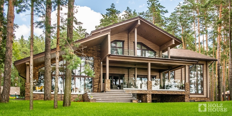 Двухэтажный дом из клееного бруса по проекту Сиэтл - фото 11 на сайте Holz House