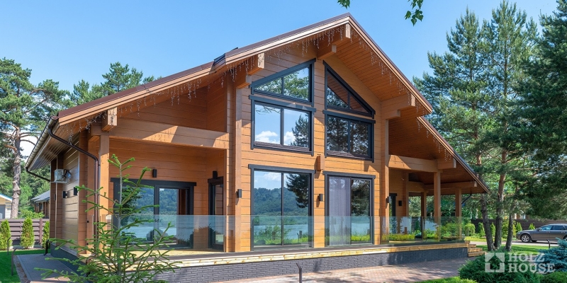 Дом из клееного бруса по проекту \"Сеул\" Фото 2