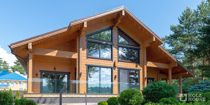 Дом из клееного бруса по проекту \"Сеул\" Фото 3