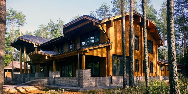 Проект Сокол из клееного бруса посреди соснового бора - фото 13 на сайте Holz House