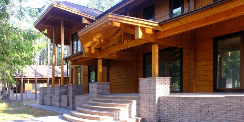 Проект Сокол из клееного бруса посреди соснового бора - фото 18 на сайте Holz House