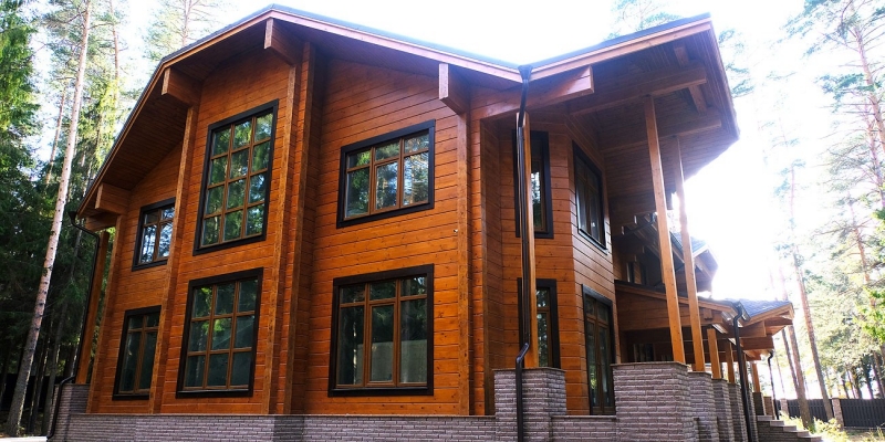 Проект Сокол из клееного бруса посреди соснового бора - фото 20 на сайте Holz House