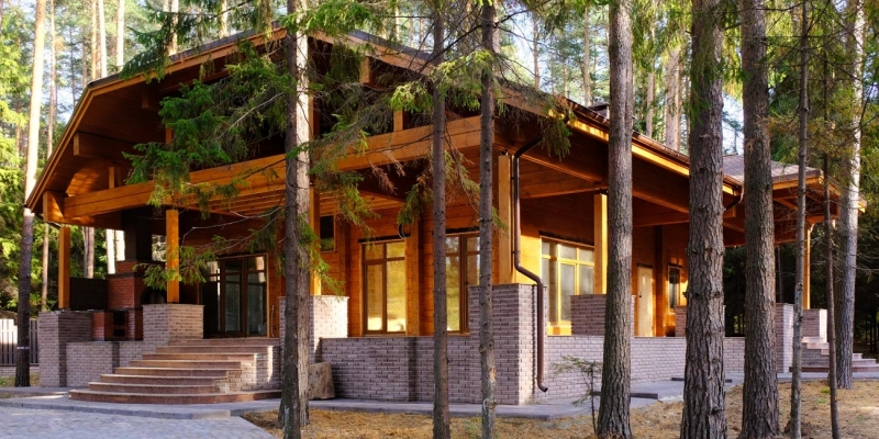 Проект Сокол из клееного бруса посреди соснового бора - фото 22 на сайте Holz House