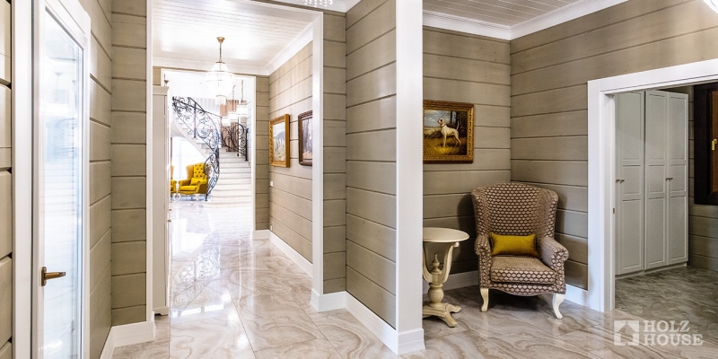 Проект Сокол из клееного бруса посреди соснового бора - фото 3 на сайте Holz House