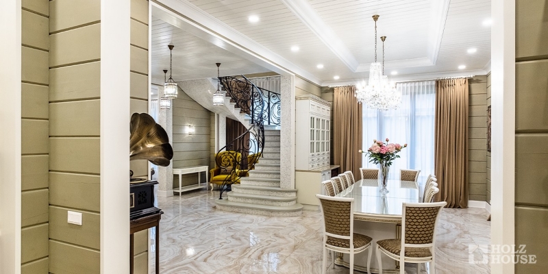 Проект Сокол из клееного бруса посреди соснового бора - фото 7 на сайте Holz House