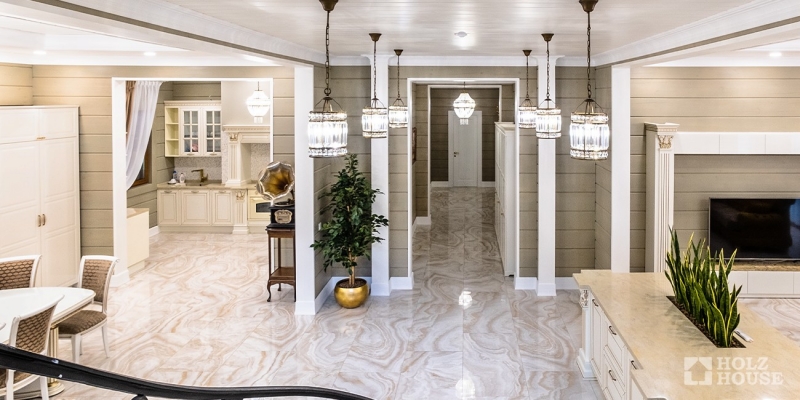 Проект Сокол из клееного бруса посреди соснового бора - фото 11 на сайте Holz House