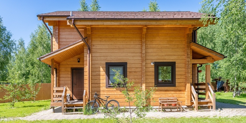 Двухэтажный дом из клееного бруса по проекту Стокгольм - фото 3 на сайте Holz House