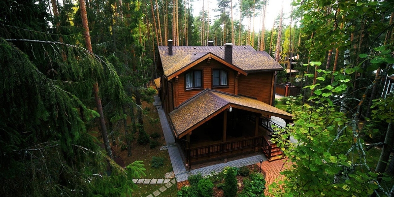 Двухэтажный дом из клееного бруса по проекту Тампере - фото 5 на сайте Holz House
