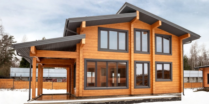 Проект двухэтажного дома Тарту в стиле модерн - фото 23 на сайте Holz House