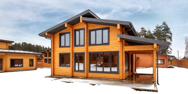 Проект двухэтажного дома Тарту в стиле модерн - фото 21 на сайте Holz House