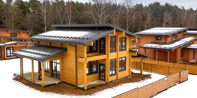 Проект двухэтажного дома Тарту в стиле модерн - фото 28 на сайте Holz House