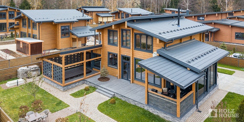 Проект двухэтажного дома Тарту в стиле модерн - фото 11 на сайте Holz House