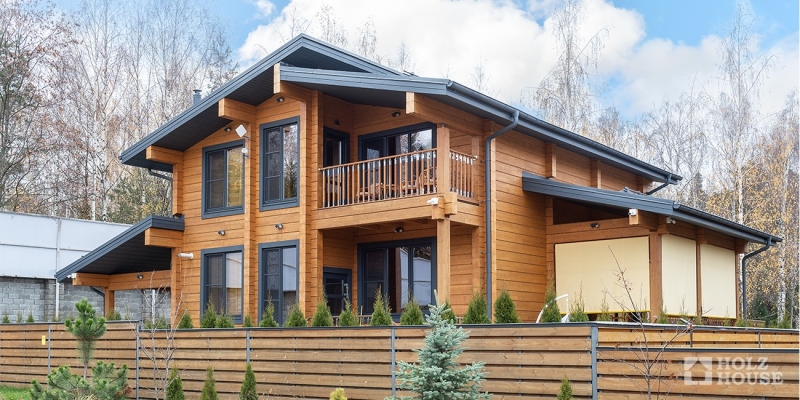 Проект двухэтажного дома Тарту в стиле модерн - фото 13 на сайте Holz House