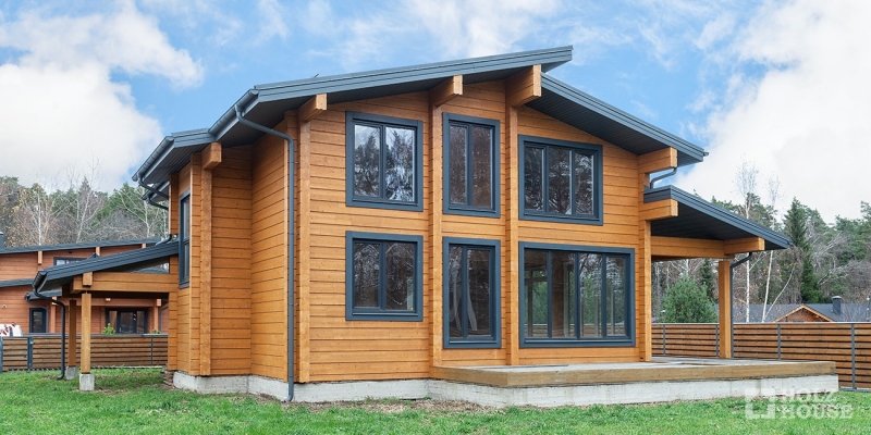 Проект двухэтажного дома Тарту в стиле модерн - фото 17 на сайте Holz House