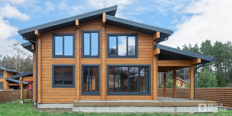 Проект двухэтажного дома Тарту в стиле модерн - фото 18 на сайте Holz House