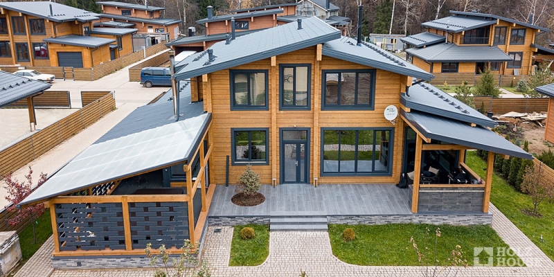 Проект двухэтажного дома Тарту в стиле модерн - фото 5 на сайте Holz House