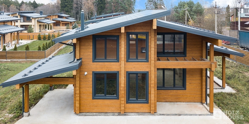 Проект двухэтажного дома Тарту в стиле модерн - фото 6 на сайте Holz House