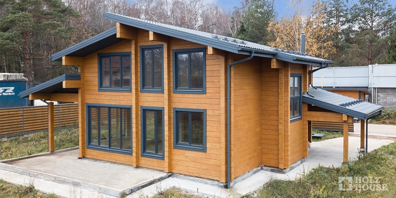 Проект двухэтажного дома Тарту в стиле модерн - фото 7 на сайте Holz House