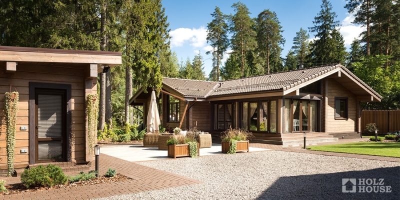 Баня из клееного бруса по проекту Толедо - фото 3 на сайте Holz House