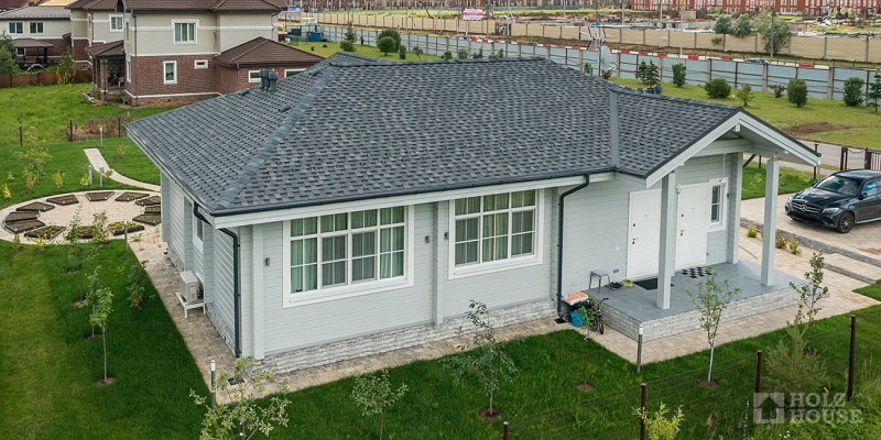 Одноэтажный дом в скандинавском стиле с верандой по проекту Турку - фото 10 на сайте Holz House