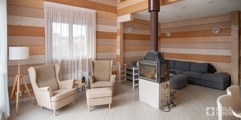 Деревянный дом из клееного бруса по проекту Валенсия - фото 8 на сайте Holz House