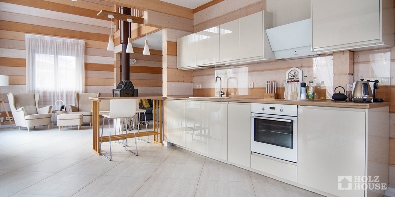 Деревянный дом из клееного бруса по проекту Валенсия - фото 9 на сайте Holz House