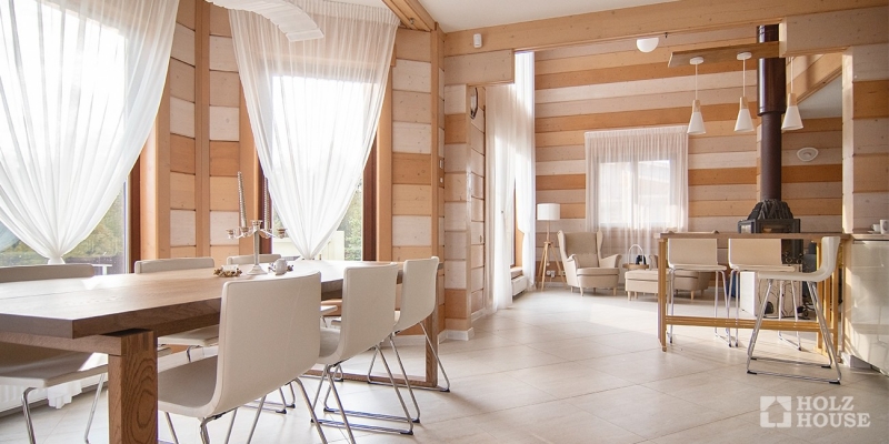 Деревянный дом из клееного бруса по проекту Валенсия - фото 10 на сайте Holz House