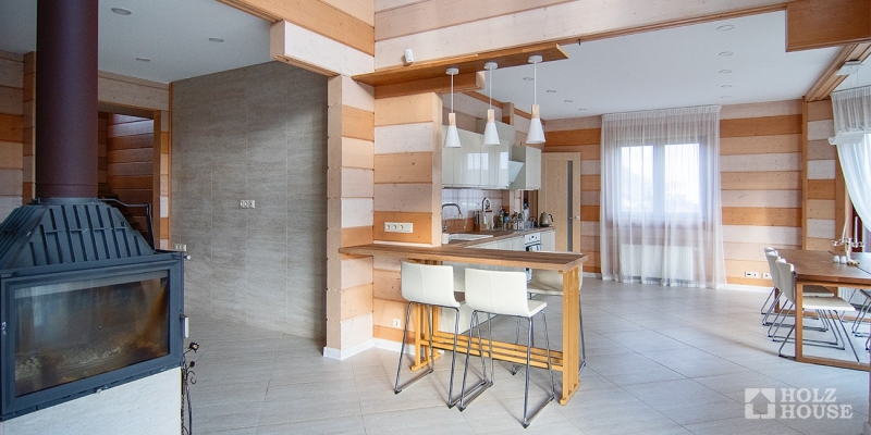 Деревянный дом из клееного бруса по проекту Валенсия - фото 11 на сайте Holz House