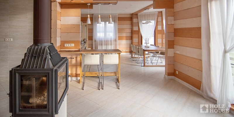 Деревянный дом из клееного бруса по проекту Валенсия - фото 12 на сайте Holz House