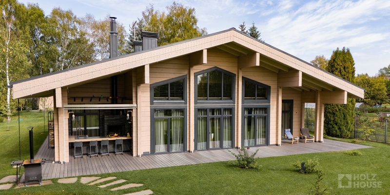 Дом из клееного бруса по проекту \"Валетта\" Фото 2