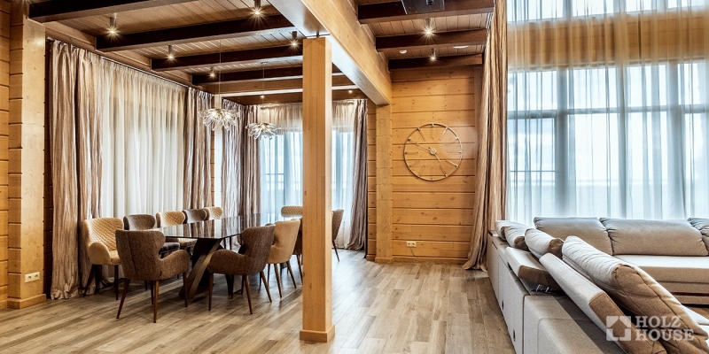 Двухэтажный дом из клееного бруса по проекту Венеция - фото 8 на сайте Holz House