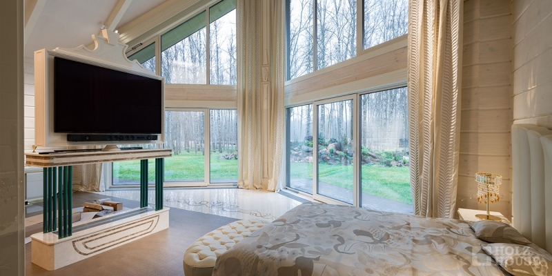 Большой одноэтажный дом из клееного бруса по проекту Вердэн - фото 17 на сайте Holz House