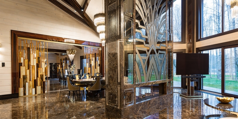 Большой одноэтажный дом из клееного бруса по проекту Вердэн - фото 18 на сайте Holz House