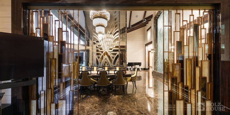 Большой одноэтажный дом из клееного бруса по проекту Вердэн - фото 22 на сайте Holz House