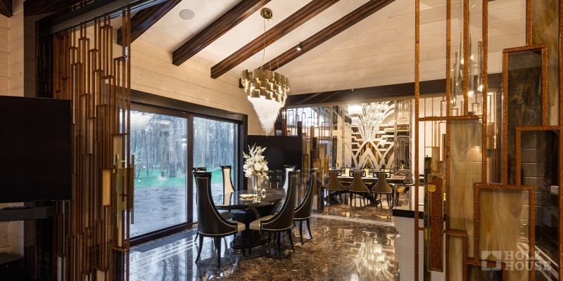 Большой одноэтажный дом из клееного бруса по проекту Вердэн - фото 23 на сайте Holz House