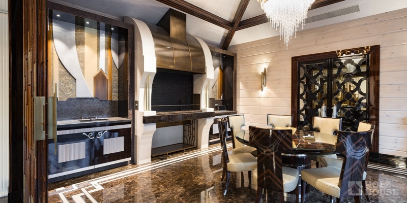 Большой одноэтажный дом из клееного бруса по проекту Вердэн - фото 29 на сайте Holz House