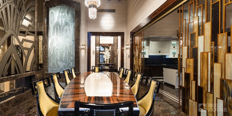 Большой одноэтажный дом из клееного бруса по проекту Вердэн - фото 33 на сайте Holz House