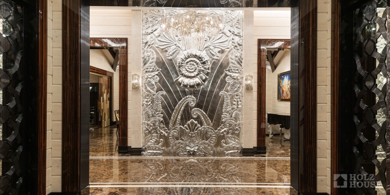 Большой одноэтажный дом из клееного бруса по проекту Вердэн - фото 38 на сайте Holz House