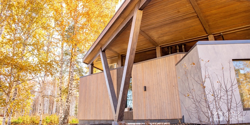 Одноэтажный дом из клееного бруса по проекту Вестерос - фото 6 на сайте Holz House