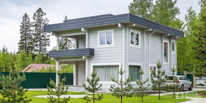 Двухэтажный дом из клееного бруса по проекту Вильянди - фото 9 на сайте Holz House