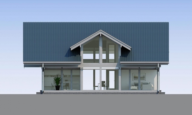 Изящный дом из клееного бруса по проекту Вирасон - фото 6 на сайте Holz House