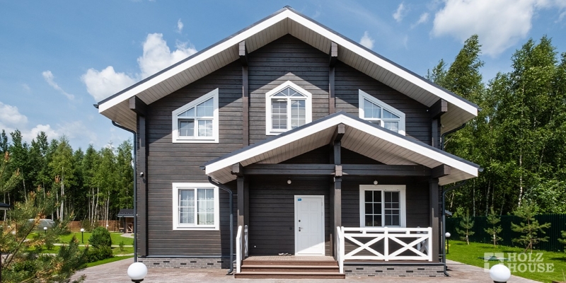 Дом из клееного бруса в стиле минимализм по проекту Веймар - фото 12 на сайте Holz House