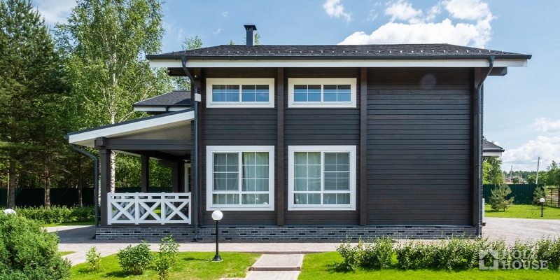 Дом из клееного бруса в стиле минимализм по проекту Веймар - фото 11 на сайте Holz House