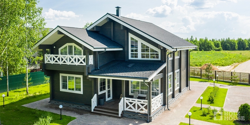 Дом из клееного бруса в стиле минимализм по проекту Веймар - фото 3 на сайте Holz House