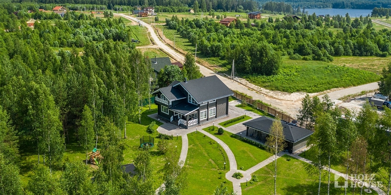 Дом из клееного бруса в стиле минимализм по проекту Веймар - фото 6 на сайте Holz House