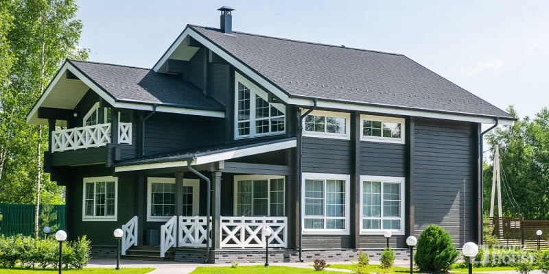 Дом из клееного бруса в стиле минимализм по проекту Веймар - фото 17 на сайте Holz House