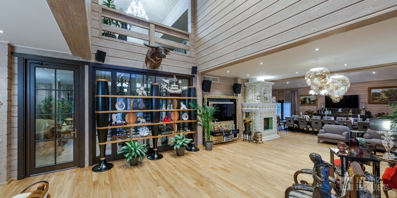 Загородная резиденция в стиле шале Охотничий клуб - фото 40 на сайте Holz House