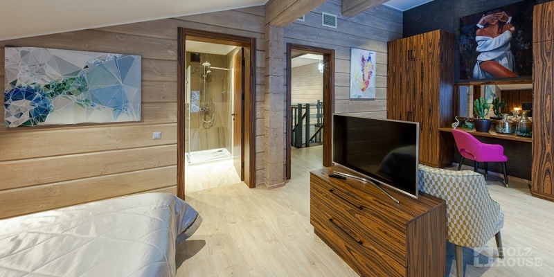 Загородная резиденция в стиле шале Охотничий клуб - фото 59 на сайте Holz House