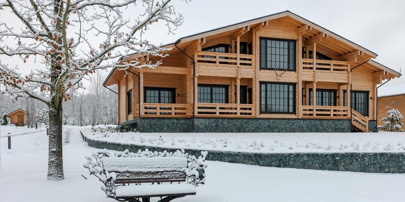 Загородная резиденция в стиле шале Охотничий клуб - фото 4 на сайте Holz House