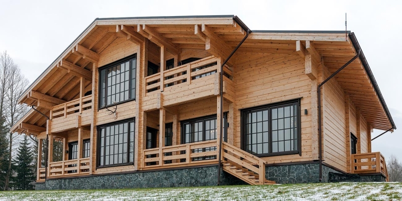 Загородная резиденция в стиле шале Охотничий клуб - фото 8 на сайте Holz House